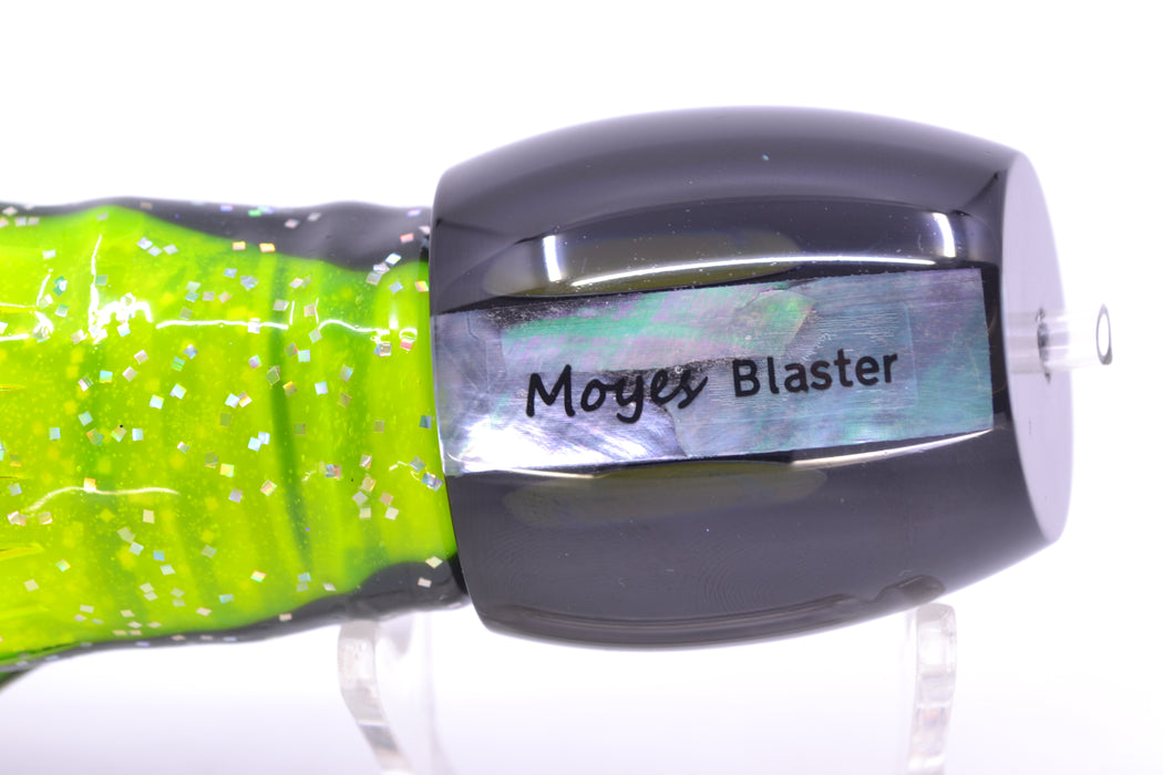 Moyes Lures Black Pearl Black Back Medium Blaster 12" 6oz Skirted Magic Johnson