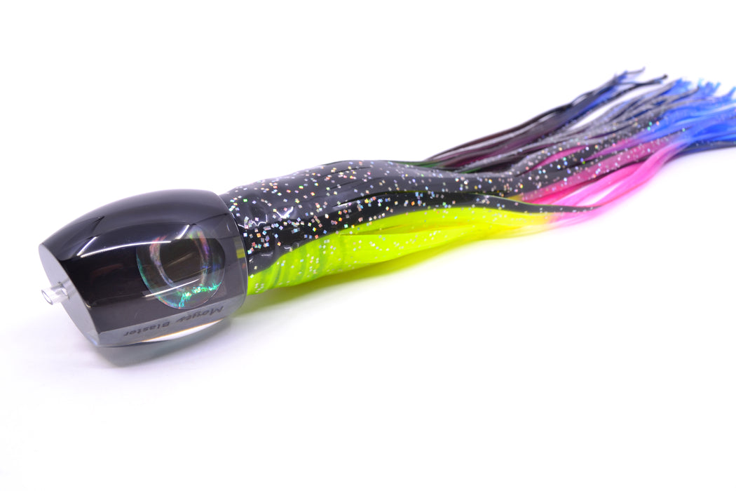 Moyes Lures Black Pearl Black Back Medium Blaster 12" 6oz Skirted Magic Johnson