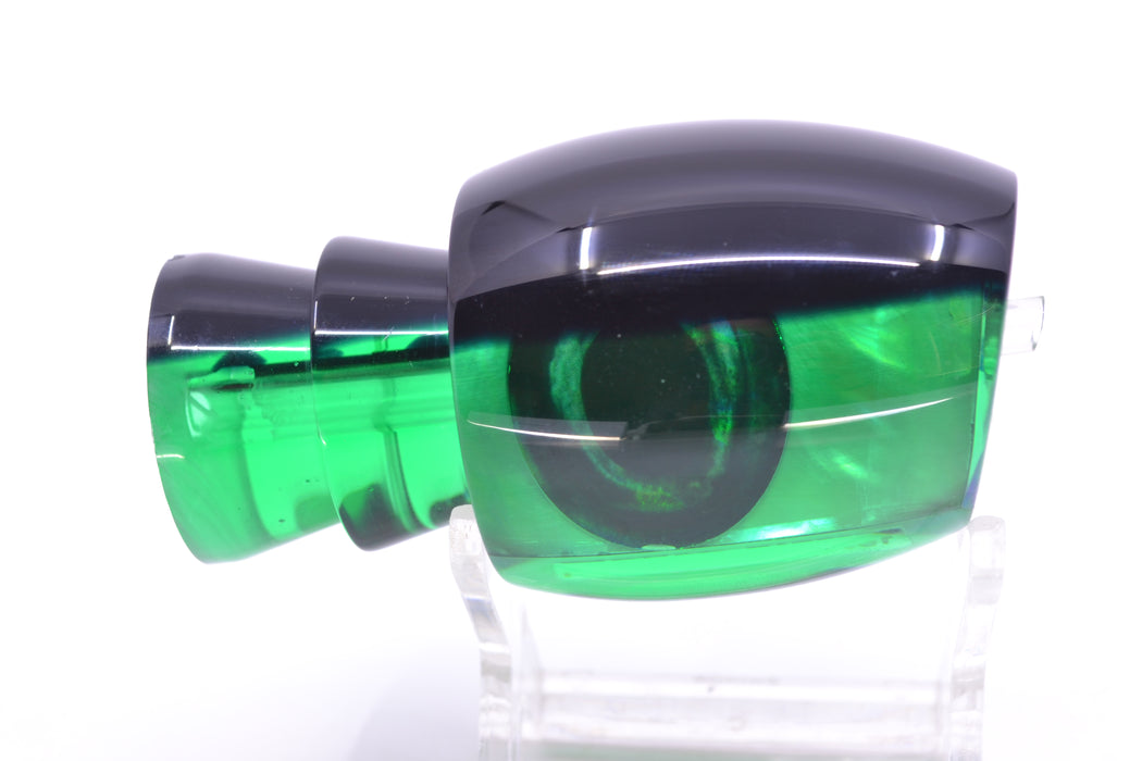 Moyes Lures Green MOP Black Back Taxi Eyes Blaster 12" 4oz