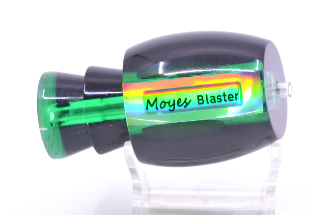 Moyes Lures Green MOP Black Back Taxi Eyes Blaster 12" 4oz