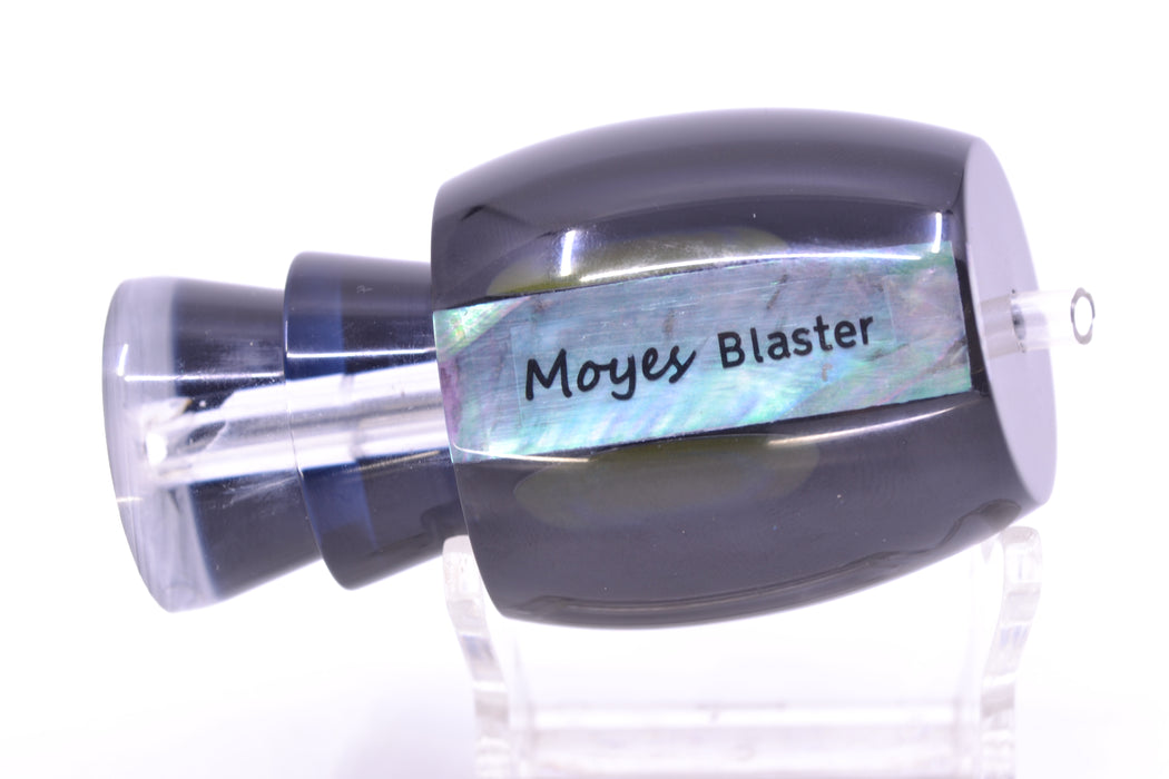 Moyes Lures Black Death Black Pearl Black Back Taxi Eyes Blaster 12" 4oz