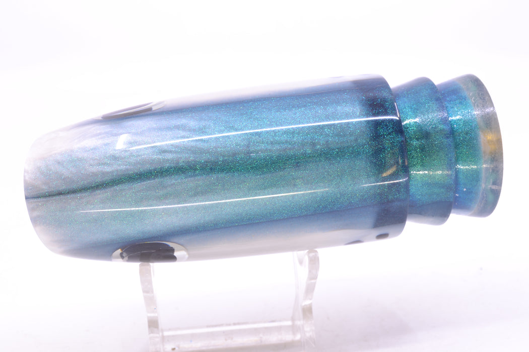Joe Yee by KEGZ-Niiyama Collab Blue-White Marbled Bonito Silver Eyes Super Plunger 14" 7.2oz GZE