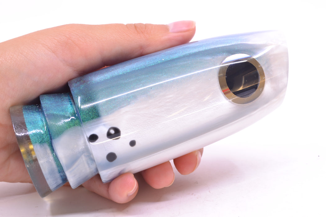 Joe Yee by KEGZ-Niiyama Collab Blue-White Marbled Bonito Silver Eyes Super Plunger 14" 7.2oz GZE