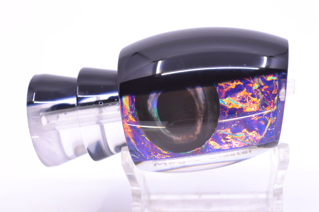 Moyes Lures Purple-Pink Dichro Black Back Taxi Eyes Blaster 12" 4oz