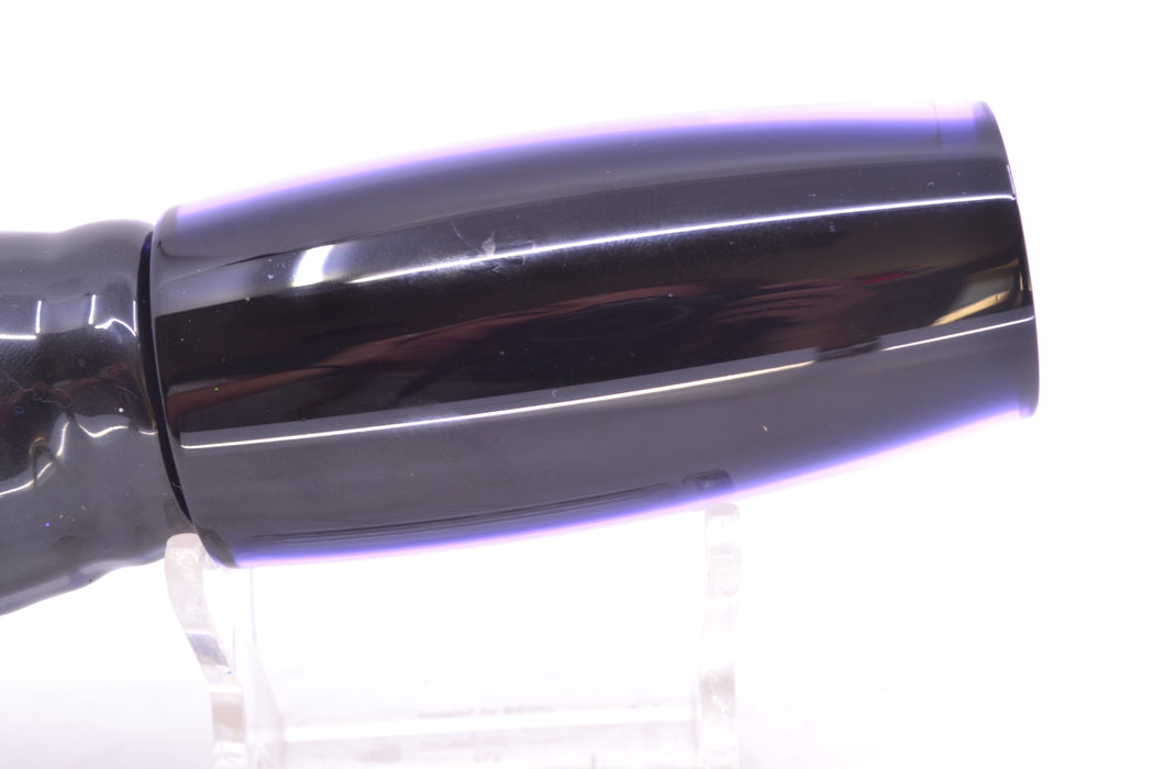 Moyes Lures Skipjack Paua-MOP Black-Purple Back Medium Shotgun 10" 6.2oz Skirted GZE