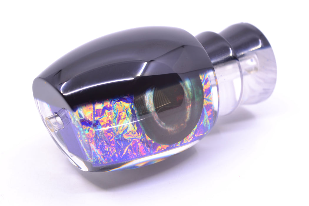 Moyes Lures Purple-Pink Dichro Black Back Taxi Eyes Blaster 12" 4oz