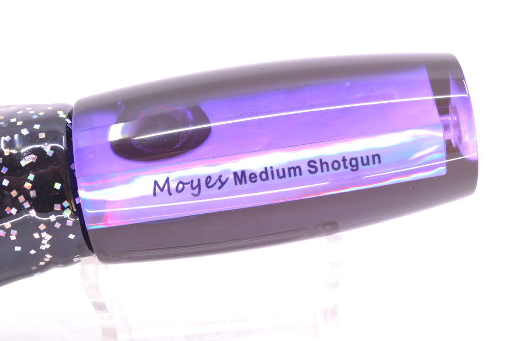 Moyes Lures Purple MOP Black Back Medium Shotgun 10" 6.2oz Skirted Black/Purple GZE