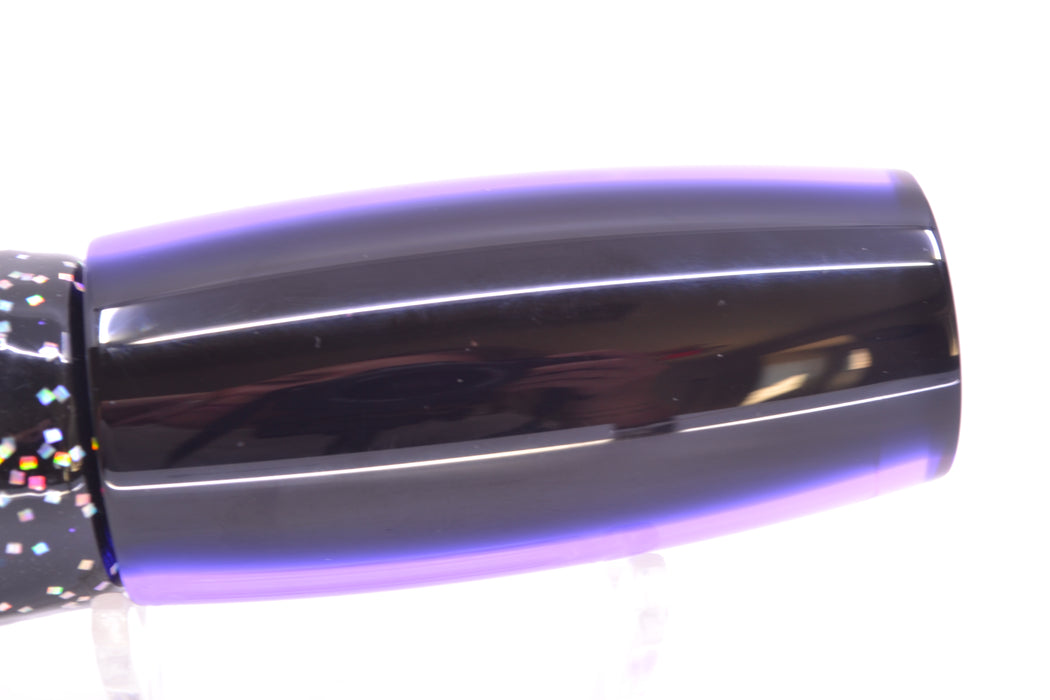 Moyes Lures Purple MOP Black Back Medium Shotgun 10" 6.2oz Skirted Black/Purple GZE