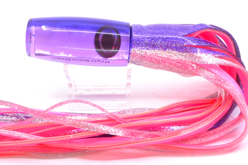 Moyes Lures Light Purple MOP Purple Back Medium Shotgun 10" 6.2oz Skirted Purple-Silver