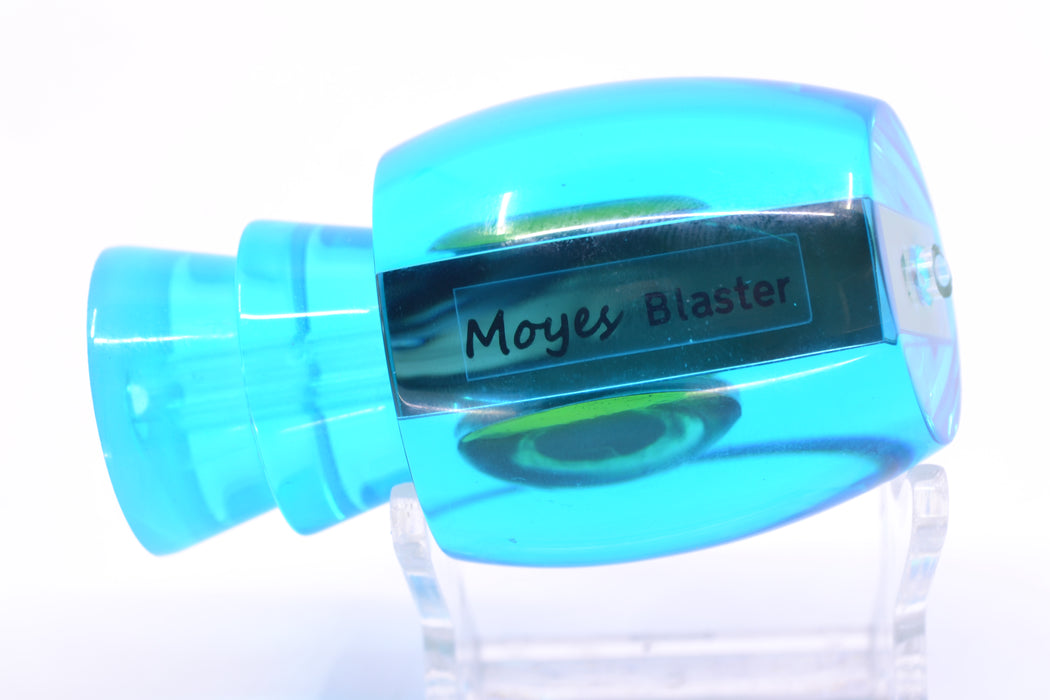 Moyes Lures Ice Blue Mirrored Taxi Eyes Blaster 12" 4oz