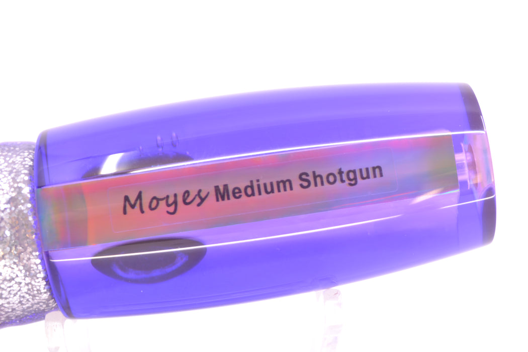 Moyes Lures Light Purple MOP Purple Back Medium Shotgun 10" 6.2oz Skirted Purple-Silver