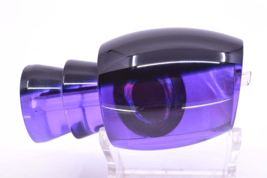 Moyes Lures Purple MOP Black Back Taxi Eyes Blaster 12" 4oz