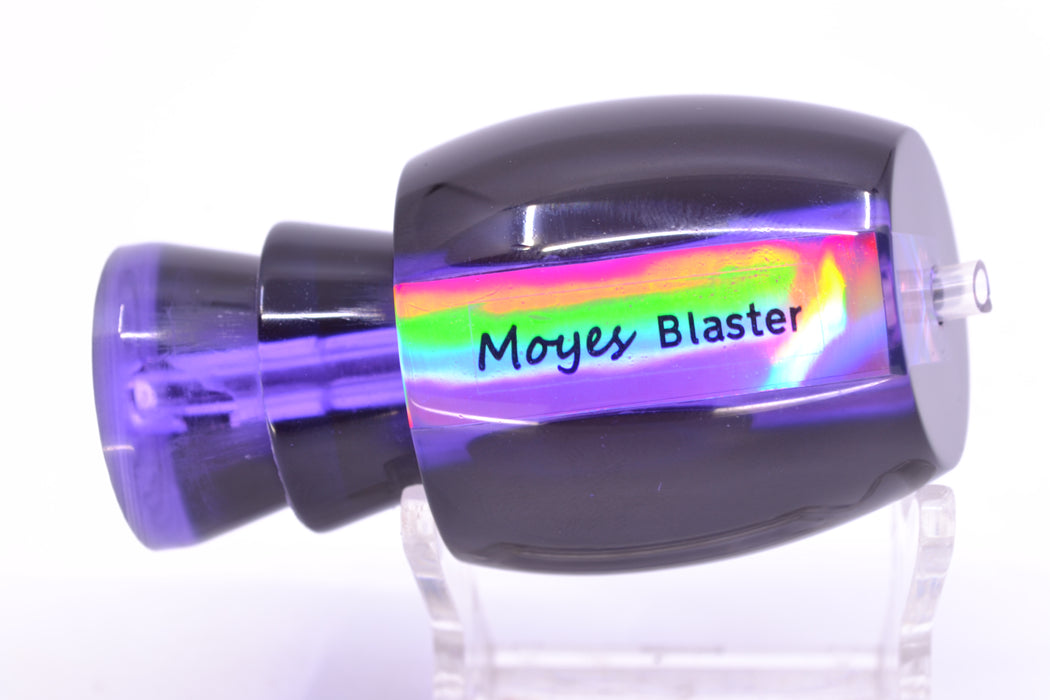 Moyes Lures Purple MOP Black Back Taxi Eyes Blaster 12" 4oz
