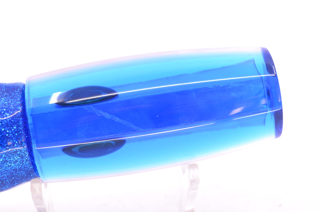 Moyes Lures White MOP Blue Back Medium Shotgun 10" 6.2oz Skirted Blue-Silver/Pink GZE