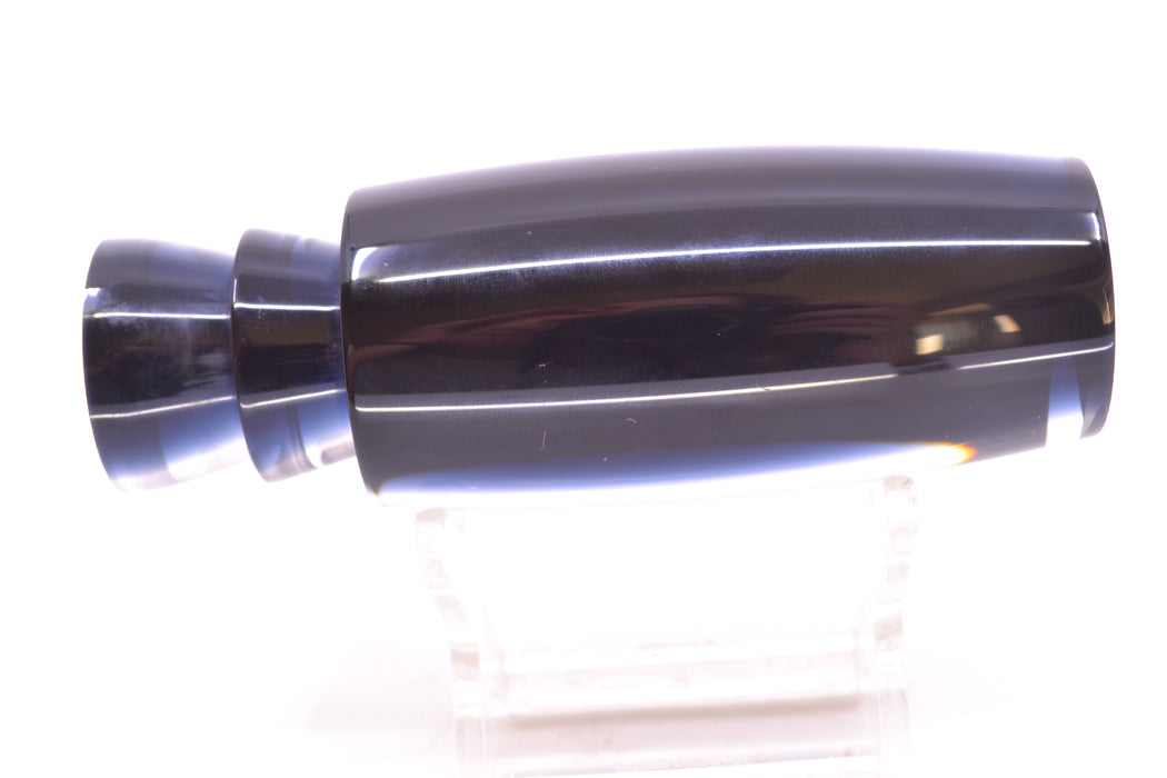 Moyes Lures Black Pearl Black Back Taxi Eyes Medium Shotgun 10" 3.3oz