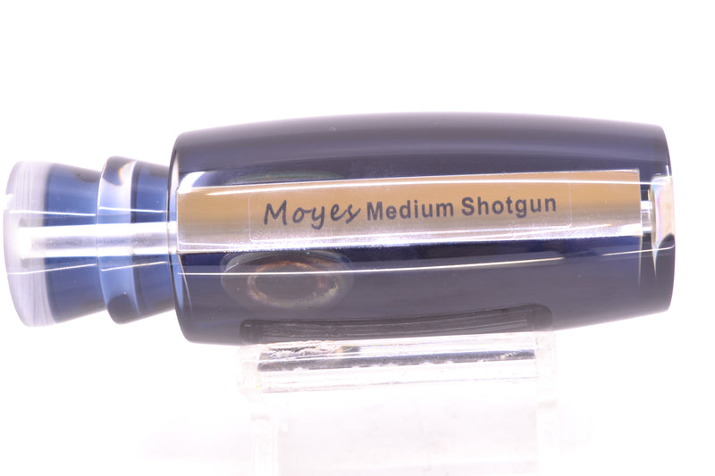 Moyes Lures Clear Mirrored Black Back Taxi Eyes Medium Shotgun 10" 3.3oz