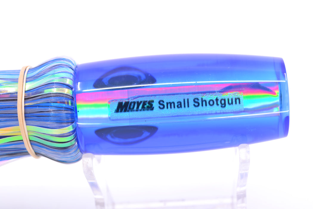 Moyes Lures Ice Blue MOP Blue Back Small Shotgun 9" 2.5oz Skirted Mixed Hair