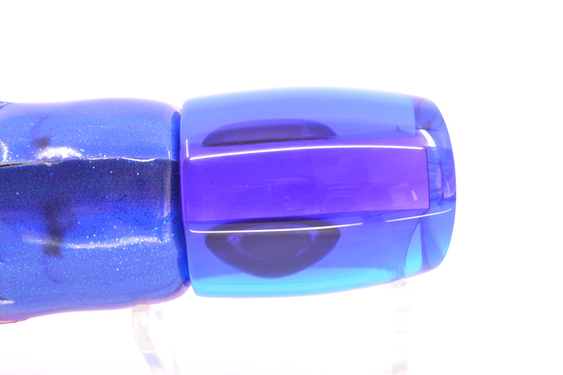 Moyes Lures Ice Blue MOP Purple Back Taxi Eyes Medium J-Boy 12" 5oz FT Vinyl Blue Dream