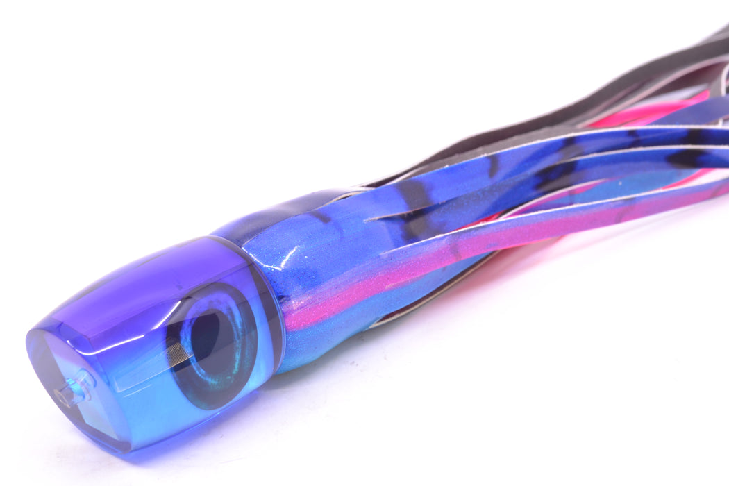 Moyes Lures Ice Blue MOP Purple Back Taxi Eyes Medium J-Boy 12" 5oz FT Vinyl Blue Dream