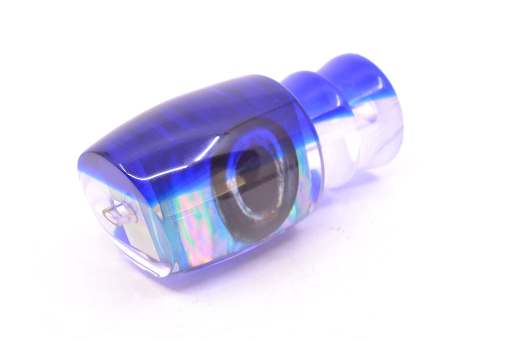 Moyes Lures Ice Blue Awabi Blue Back Taxi Eyes Medium J-Boy 12" 4oz