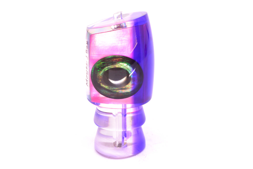 Moyes Lures Pink MOP Purple Back Taxi Eyes Medium J-Boy 12" 4oz