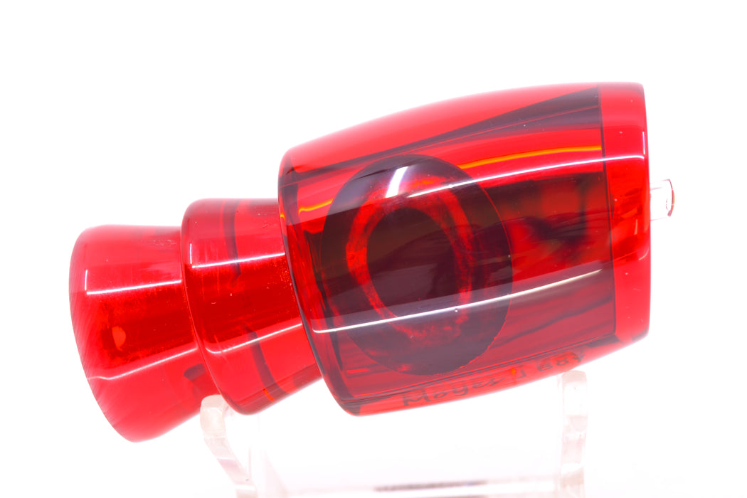 Moyes Lures Red Mirrored Taxi Eyes Medium J-Boy 12" 4oz