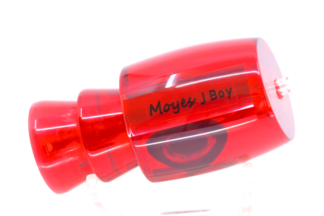 Moyes Lures Red Mirrored Taxi Eyes Medium J-Boy 12" 4oz