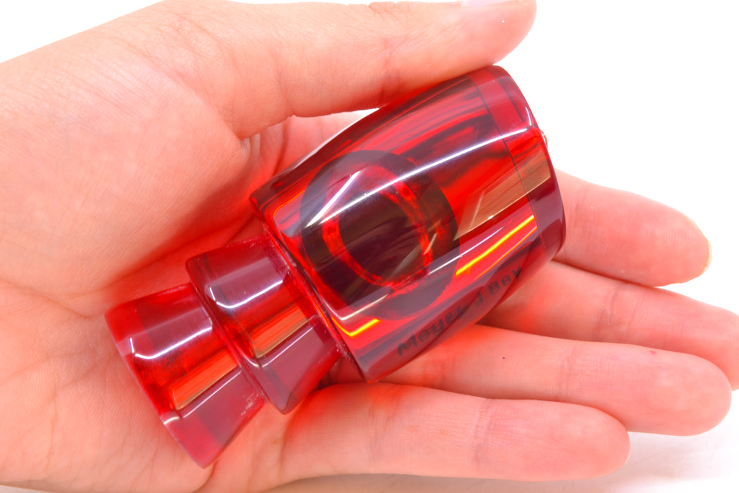 Moyes Lures Red Mirrored Taxi Eyes Medium J-Boy 12" 4oz
