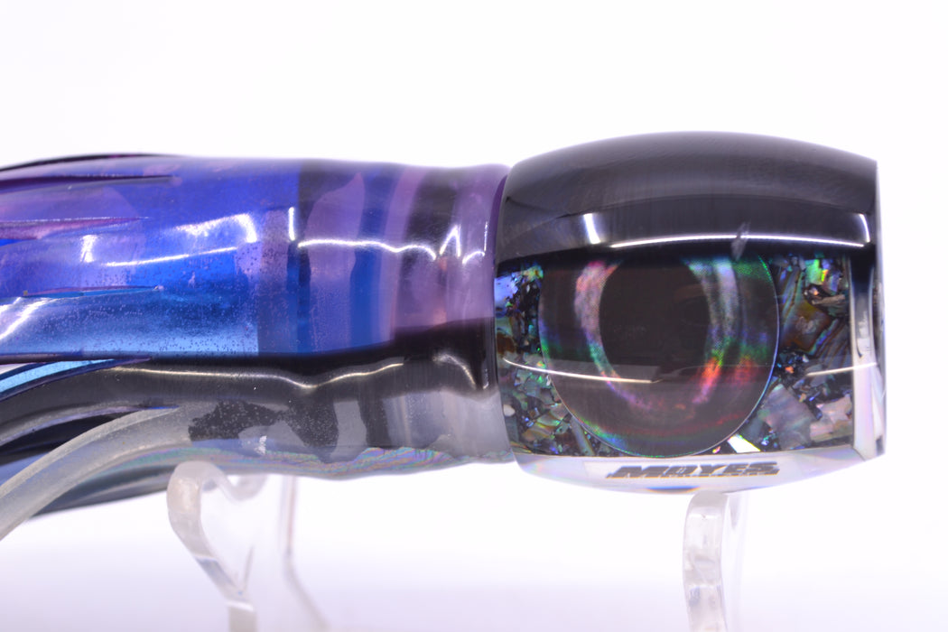 Moyes Lures S&P Black Back Taxi Eyes Small Secret 9" 3oz Skirted Skipjack
