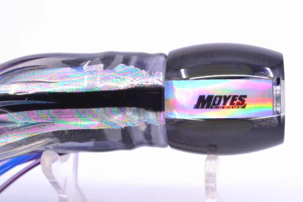 Moyes Lures S&P Black Back Taxi Eyes Small Secret 9" 3oz Skirted Skipjack