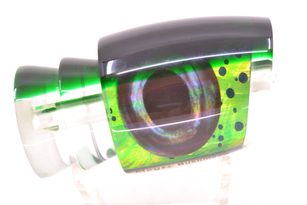 Moyes Lures Mahi Mahi MOP Green Back Taxi Eyes Bushmaster 12" 5.5oz