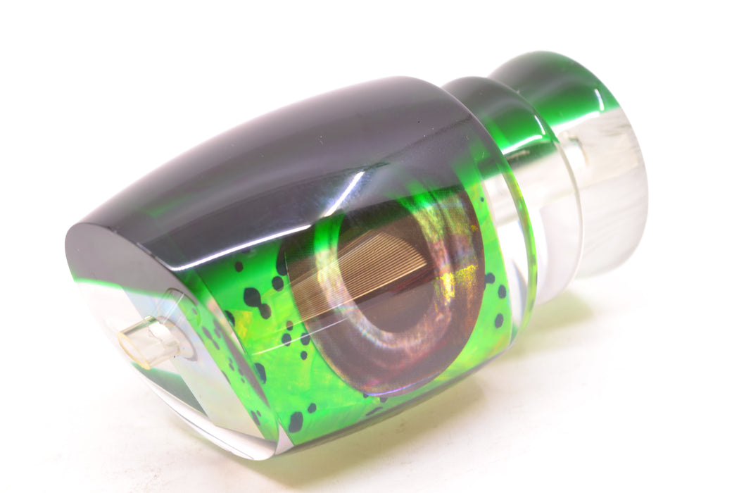 Moyes Lures Mahi Mahi MOP Green Back Taxi Eyes Bushmaster 12" 5.5oz