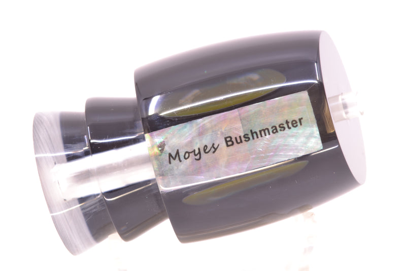 Moyes Lures Black Pearl Black Back Taxi Eyes Bushmaster 12" 5.5oz