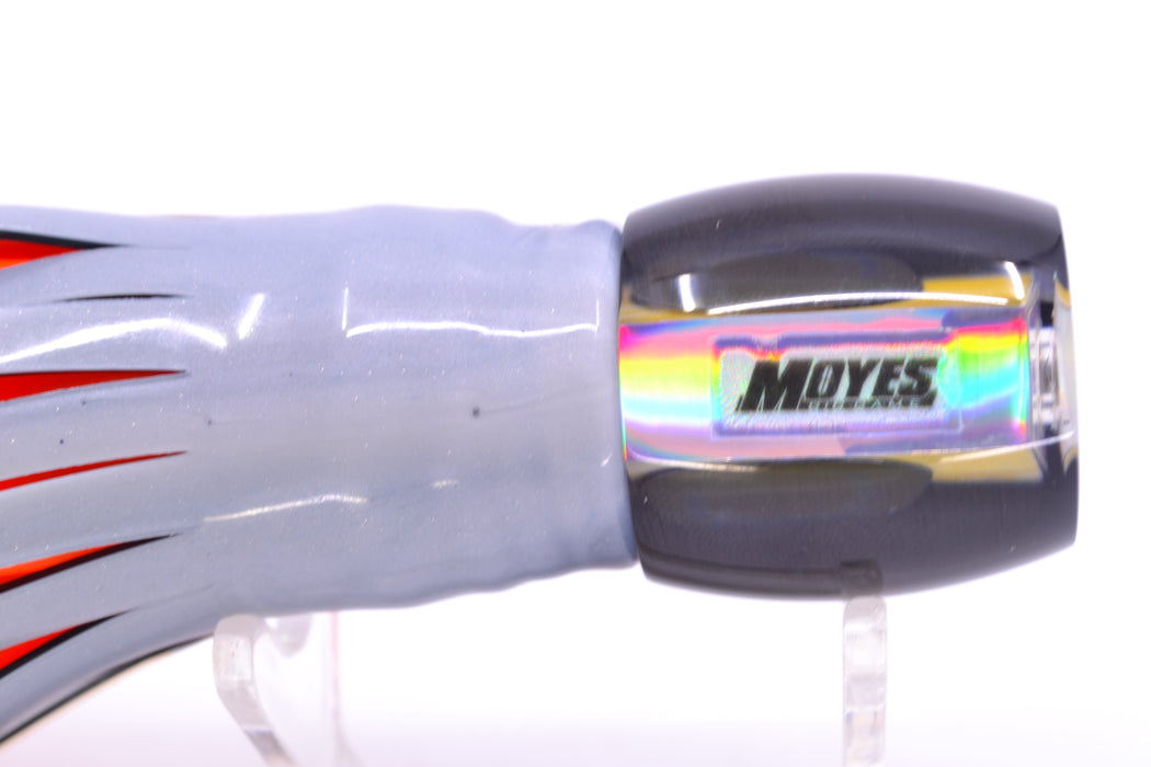 Moyes Lures Golden MOP Black Back Taxi Eyes Small Secret 9" 3oz Skirted Root Beer-Silver