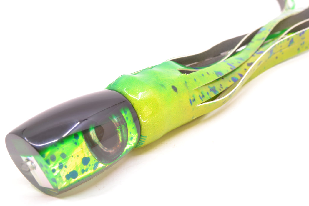 Moyes Lures Mahi MOP Green Back Taxi Eyes Boogeyman 12" 5.7oz FT Vinyl Mahi GZE