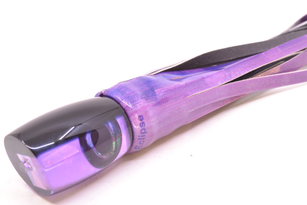 Moyes Lures Purple MOP Black Back Taxi Eyes Boogeyman 12" 5.7oz FT Vinyl Purple Eclipse GZE