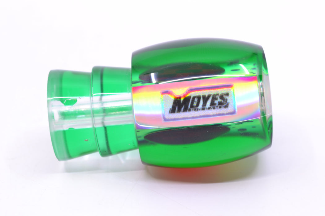 Moyes Lures Mahi MOP Green Back Red Eyes Small Secret 9" 1.2oz