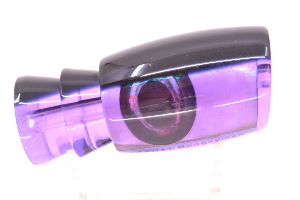 Moyes Lures Purple MOP Black Back Taxi Eyes Boogeyman 12" 4oz GZE