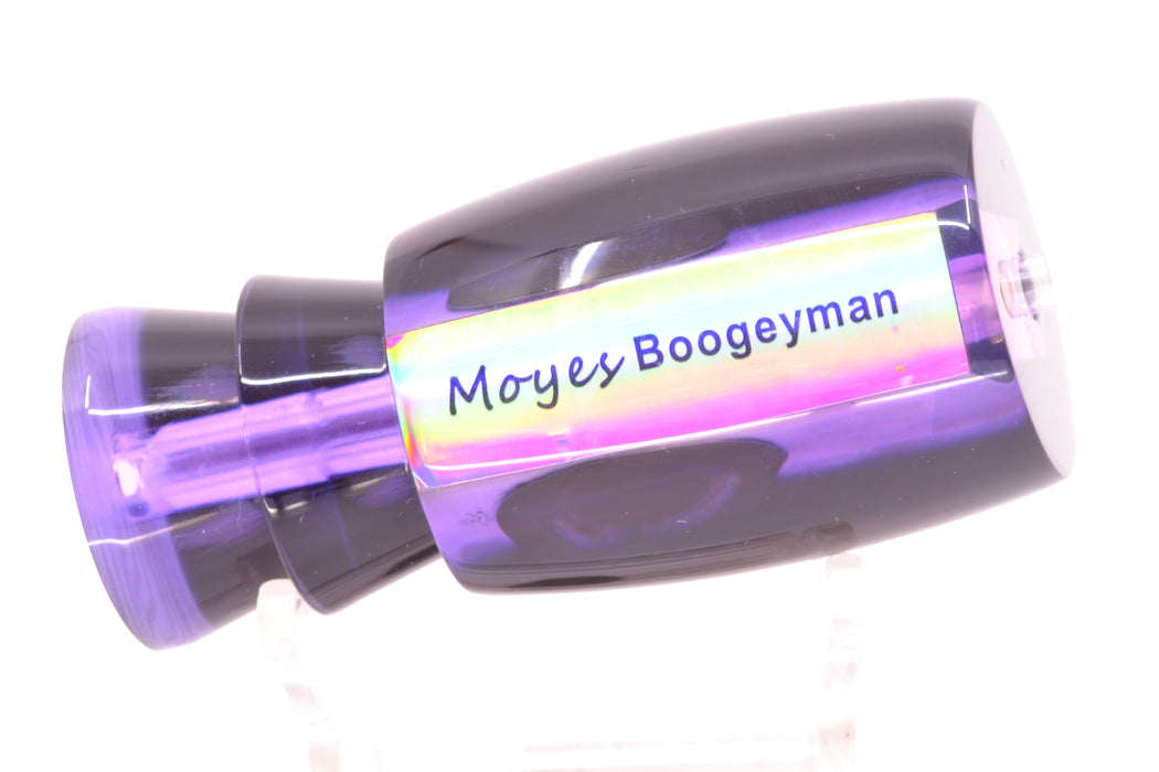 Moyes Lures Purple MOP Black Back Taxi Eyes Boogeyman 12" 4oz GZE