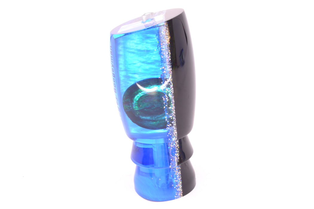 Moyes Lures Blue MOP Black-Silver Back Taxi Eyes Boogeyman 12" 4oz GZE