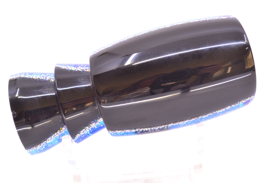 Moyes Lures Blue MOP Black-Silver Back Taxi Eyes Boogeyman 12" 4oz GZE