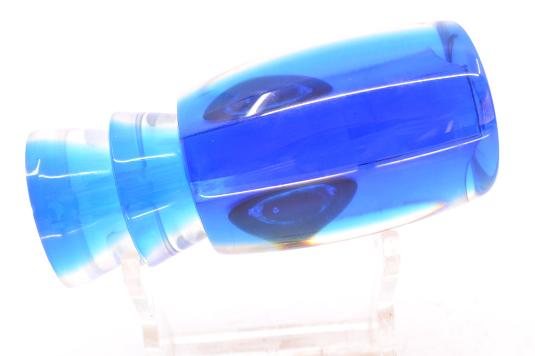 Moyes Lures White MOP Blue-Yellow Back Taxi Eyes Boogeyman 12" 4oz GZE