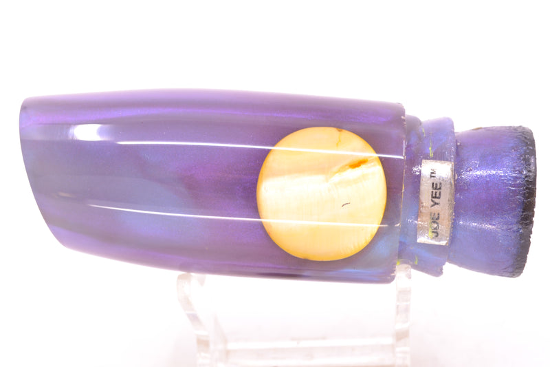 Joe Yee Purple-Blue Pearl Real Shell Eyes Medium Plunger 12" 4.5oz