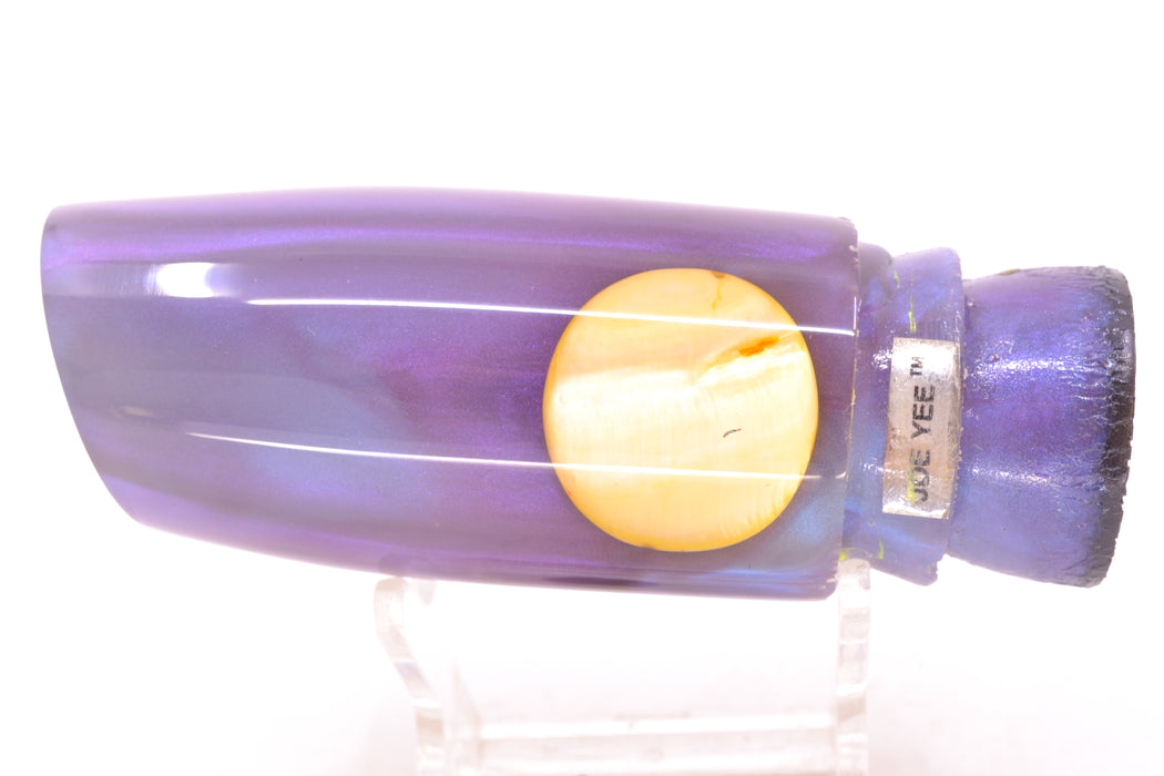 Joe Yee Purple-Blue Pearl Real Shell Eyes Medium Plunger 12" 4.5oz GZE