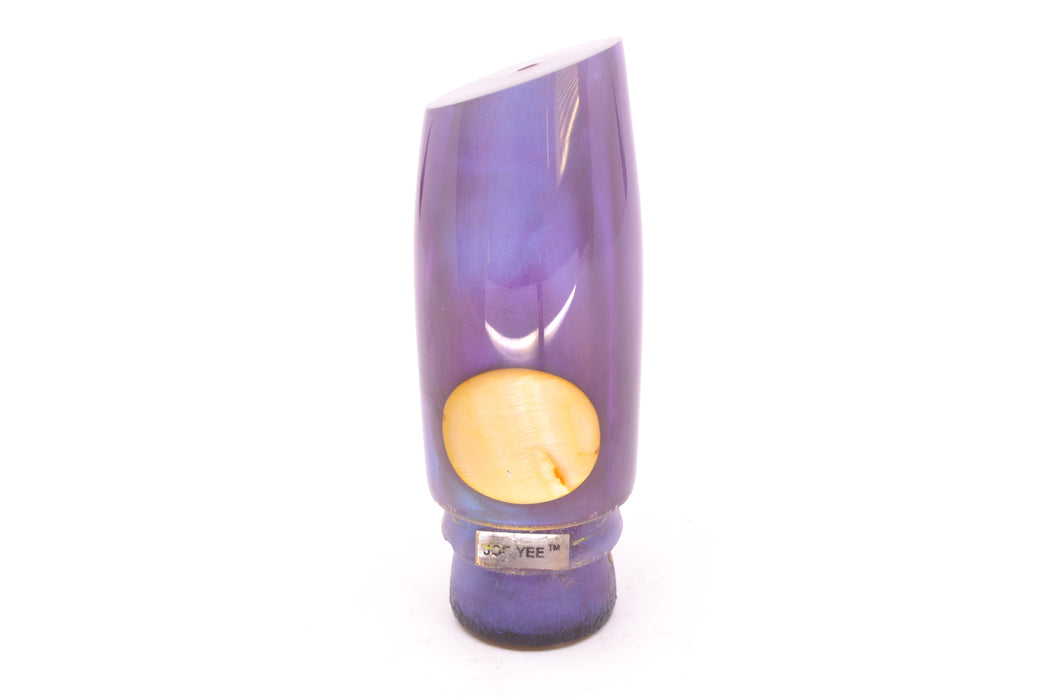 Joe Yee Purple-Blue Pearl Real Shell Eyes Medium Plunger 12" 4.5oz GZE