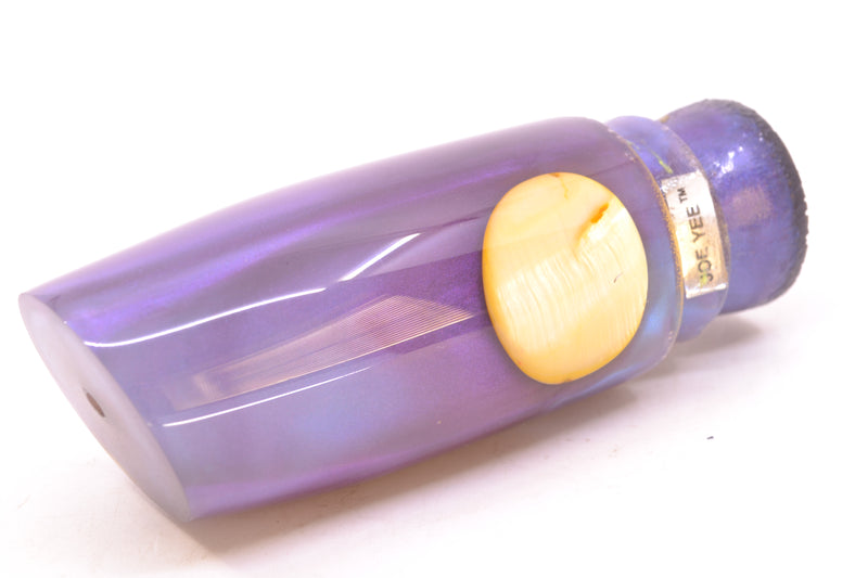 Joe Yee Purple-Blue Pearl Real Shell Eyes Medium Plunger 12" 4.5oz