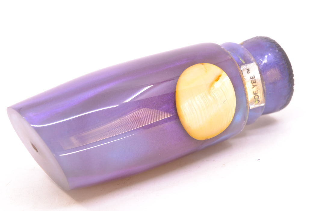 Joe Yee Purple-Blue Pearl Real Shell Eyes Medium Plunger 12" 4.5oz GZE