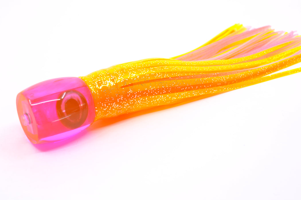 Moyes Lures Fluorescent Pink MOP Taxi Eyes Large Tang 9" 3oz Skirted Electric Chicken