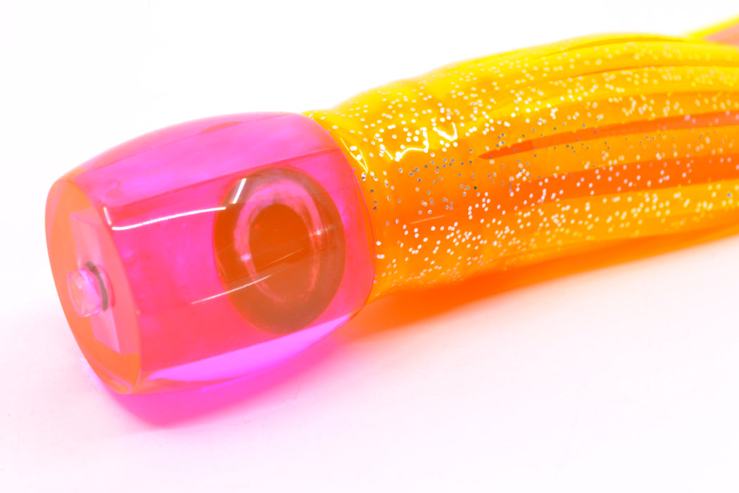 Moyes Lures Fluorescent Pink MOP Taxi Eyes Large Tang 9" 3oz Skirted Electric Chicken