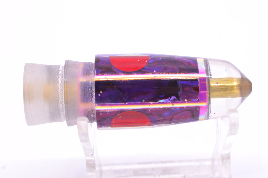 Tanigawa Lures Purple Abalone Red Eyes Small Bullet 7" 2.9oz